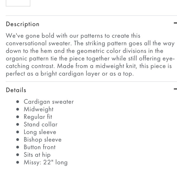 Nic + Zoe Animal Instincts Zebra Striped Sweater Button Front Cardigan Small - Picture 6 of 16